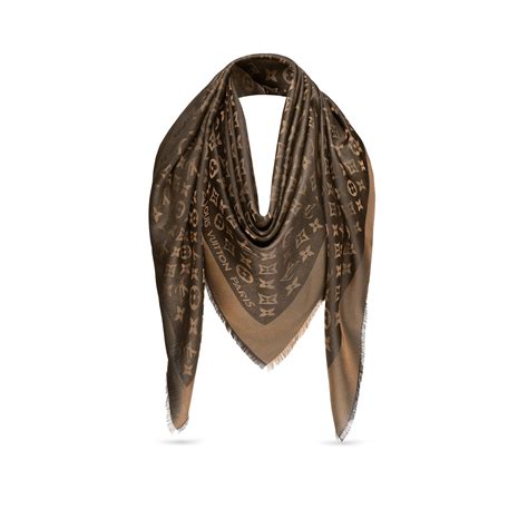 louis vuitton beige & gold monogram shine shawl|louis vuitton artsy bags.